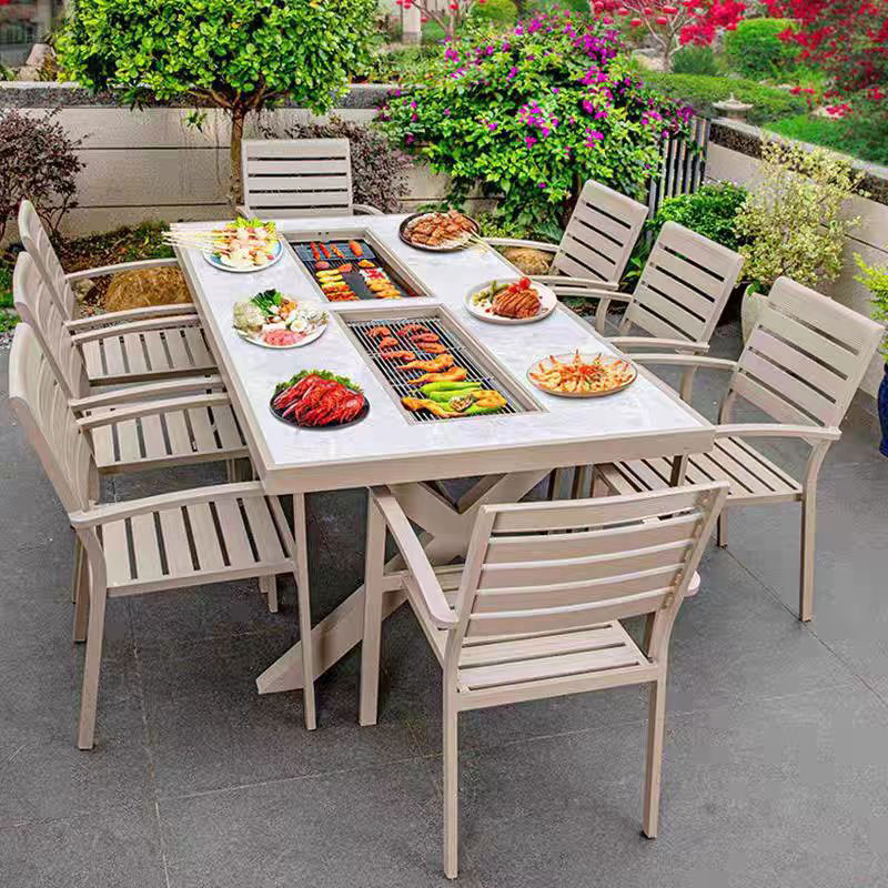 Modern Outdoor BBQ Restaurant Furniture Modern Outdoor BBQ Restaurant Furniture