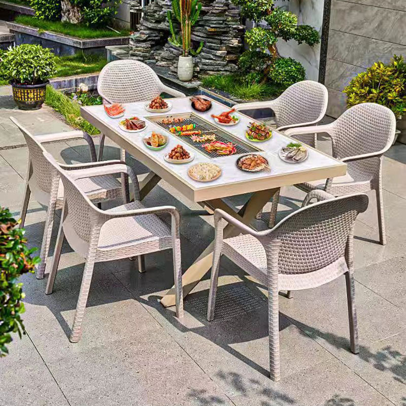 Hot Sale Outdoor BBQ Table and Chair Sets Hot Sale Outdoor BBQ Table and Chair Sets